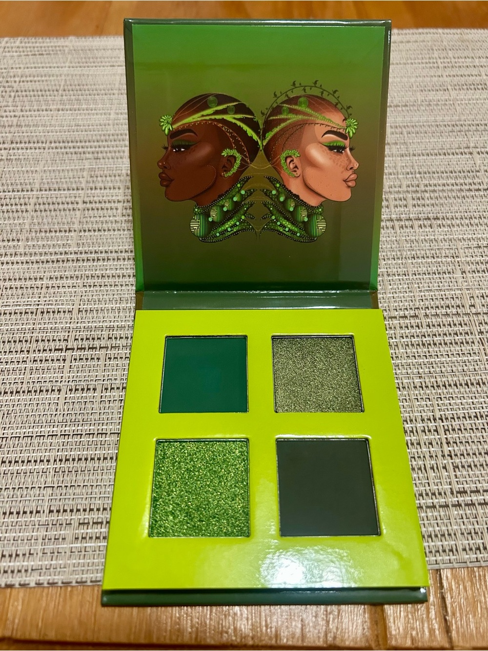 Juvia's Place Lush Green Eyeshadow Quad